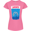 Jaws Funny Parody Dentures Skull Teeth Womens Petite Cut T-Shirt Azalea