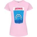 Jaws Funny Parody Dentures Skull Teeth Womens Petite Cut T-Shirt Light Pink