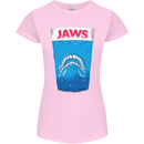 Jaws Funny Parody Dentures Skull Teeth Womens Petite Cut T-Shirt Light Pink