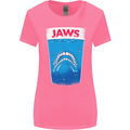 Jaws Funny Parody Dentures Skull Teeth Womens Wider Cut T-Shirt Azalea