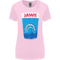 Jaws Funny Parody Dentures Skull Teeth Womens Wider Cut T-Shirt Light Pink