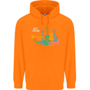 Jazz Lover Musical Instruments Guitar Childrens Kids Hoodie Orange