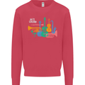 Jazz Lover Musical Instruments Guitar Kids Sweatshirt Jumper Heliconia