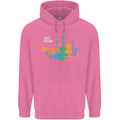 Jazz Lover Musical Instruments Guitar Mens 80% Cotton Hoodie Azelea