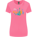 Jazz Lover Musical Instruments Guitar Womens Wider Cut T-Shirt Azalea