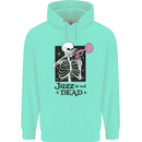 Jazz is Not Dead Skeleton Childrens Kids Hoodie Peppermint