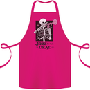 Jazz is Not Dead Skeleton Cotton Apron 100% Organic Pink