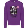 Jazz is Not Dead Skeleton Kids Sweatshirt Jumper Purple
