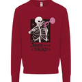 Jazz is Not Dead Skeleton Kids Sweatshirt Jumper Red