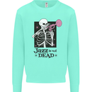 Jazz is Not Dead Skeleton Mens Sweatshirt Jumper Peppermint