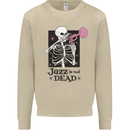 Jazz is Not Dead Skeleton Mens Sweatshirt Jumper Sand