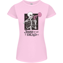 Jazz is Not Dead Skeleton Womens Petite Cut T-Shirt Light Pink