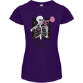 Jazz is Not Dead Skeleton Womens Petite Cut T-Shirt Purple