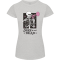 Jazz is Not Dead Skeleton Womens Petite Cut T-Shirt Sports Grey