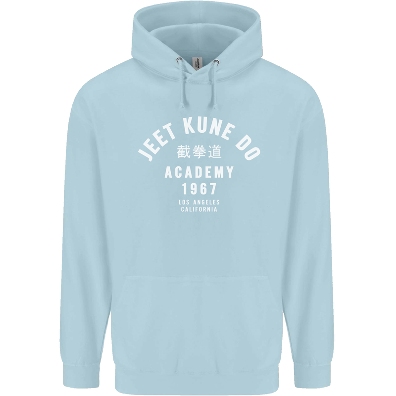 Jeet Kune Do Academy MMA Martial Arts Childrens Kids Hoodie Light Blue