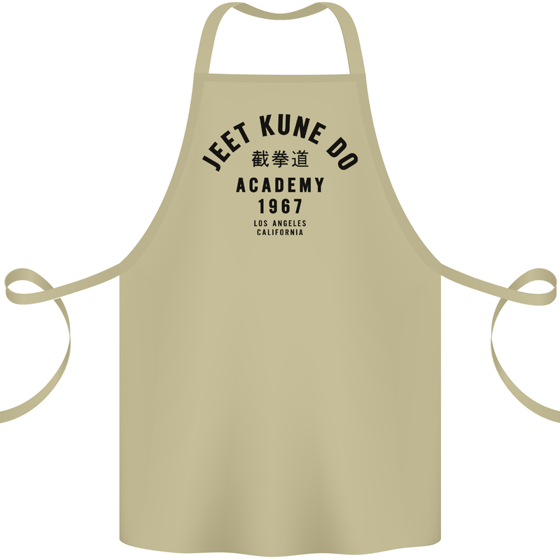 Jeet Kune Do Academy MMA Martial Arts Cotton Apron 100% Organic Khaki