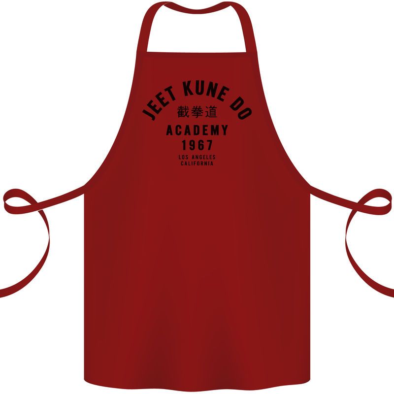 Jeet Kune Do Academy MMA Martial Arts Cotton Apron 100% Organic Maroon