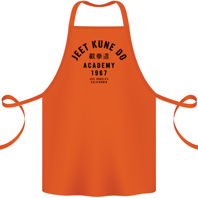 Jeet Kune Do Academy MMA Martial Arts Cotton Apron 100% Organic Orange