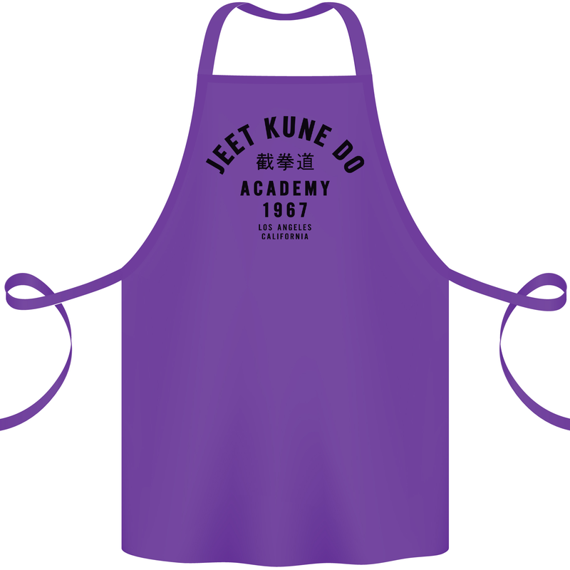 Jeet Kune Do Academy MMA Martial Arts Cotton Apron 100% Organic Purple