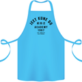 Jeet Kune Do Academy MMA Martial Arts Cotton Apron 100% Organic Turquoise