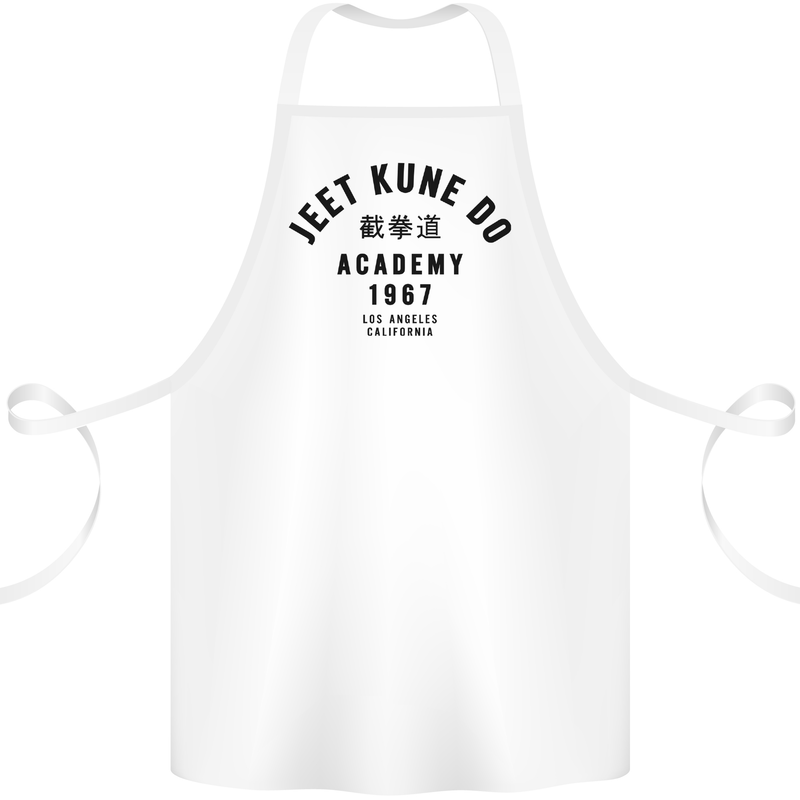 Jeet Kune Do Academy MMA Martial Arts Cotton Apron 100% Organic White