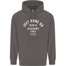 Jeet Kune Do Academy MMA Martial Arts Mens 80% Cotton Hoodie Charcoal