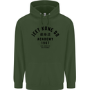 Jeet Kune Do Academy MMA Martial Arts Mens 80% Cotton Hoodie Forest Green