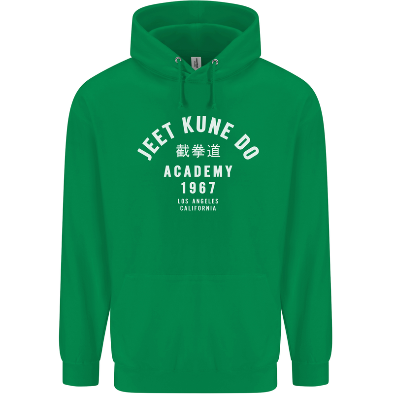 Jeet Kune Do Academy MMA Martial Arts Mens 80% Cotton Hoodie Irish Green