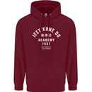 Jeet Kune Do Academy MMA Martial Arts Mens 80% Cotton Hoodie Maroon