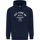 Jeet Kune Do Academy MMA Martial Arts Mens 80% Cotton Hoodie Navy Blue