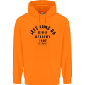Jeet Kune Do Academy MMA Martial Arts Mens 80% Cotton Hoodie Orange