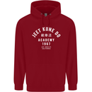 Jeet Kune Do Academy MMA Martial Arts Mens 80% Cotton Hoodie Red