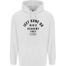 Jeet Kune Do Academy MMA Martial Arts Mens 80% Cotton Hoodie White