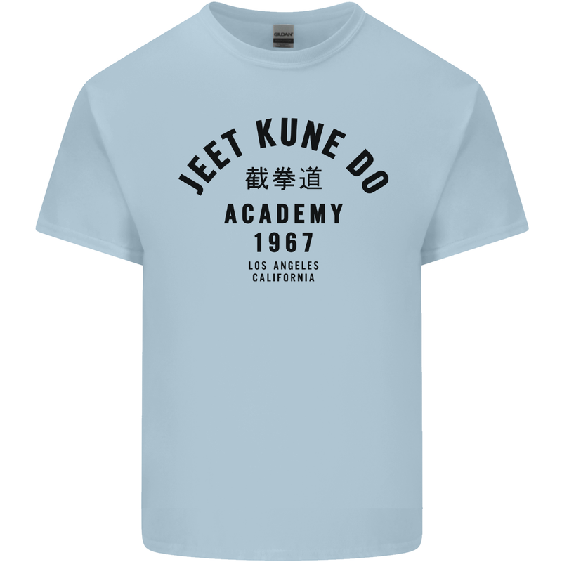 Jeet Kune Do Academy MMA Martial Arts Mens Cotton T-Shirt Tee Top Light Blue