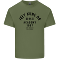 Jeet Kune Do Academy MMA Martial Arts Mens Cotton T-Shirt Tee Top Military Green