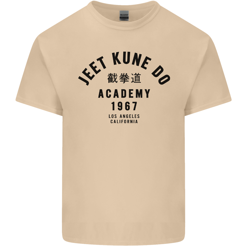 Jeet Kune Do Academy MMA Martial Arts Mens Cotton T-Shirt Tee Top Sand