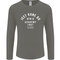 Jeet Kune Do Academy MMA Martial Arts Mens Long Sleeve T-Shirt Charcoal