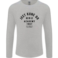 Jeet Kune Do Academy MMA Martial Arts Mens Long Sleeve T-Shirt Sports Grey