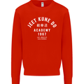 Jeet Kune Do Academy MMA Martial Arts Mens Sweatshirt Jumper Bright Red