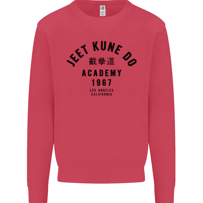 Jeet Kune Do Academy MMA Martial Arts Mens Sweatshirt Jumper Heliconia