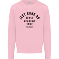 Jeet Kune Do Academy MMA Martial Arts Mens Sweatshirt Jumper Light Pink