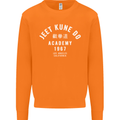 Jeet Kune Do Academy MMA Martial Arts Mens Sweatshirt Jumper Orange