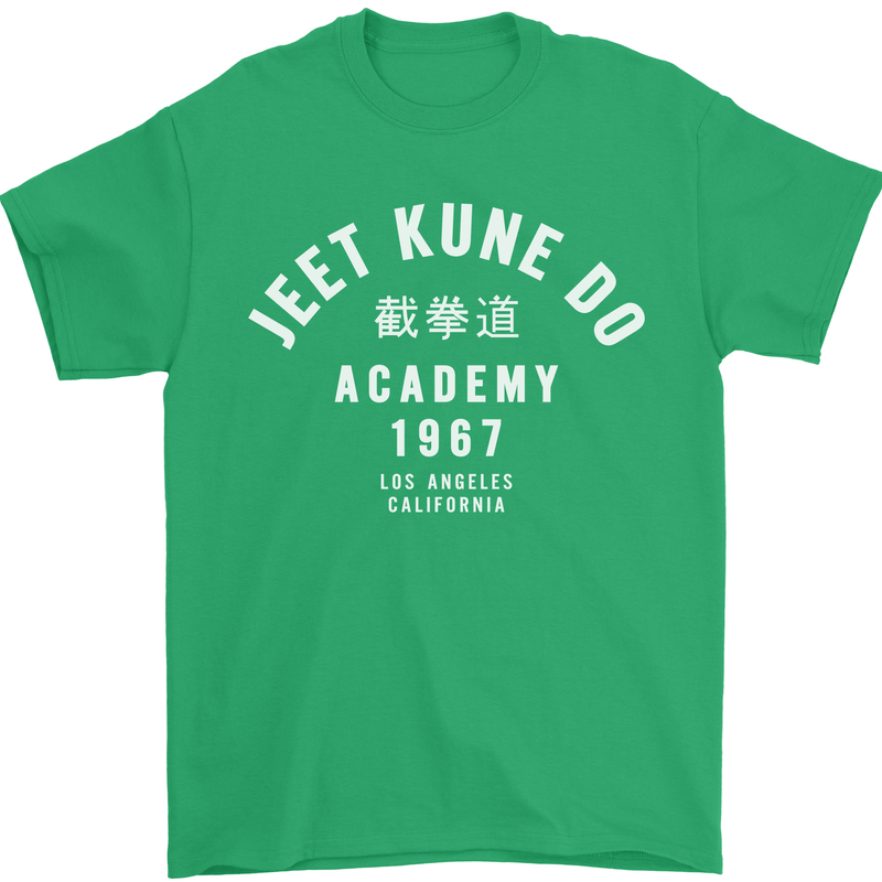 Jeet Kune Do Academy MMA Martial Arts Mens T-Shirt Cotton Gildan Irish Green