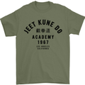 Jeet Kune Do Academy MMA Martial Arts Mens T-Shirt Cotton Gildan Military Green