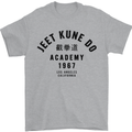 Jeet Kune Do Academy MMA Martial Arts Mens T-Shirt Cotton Gildan Sports Grey