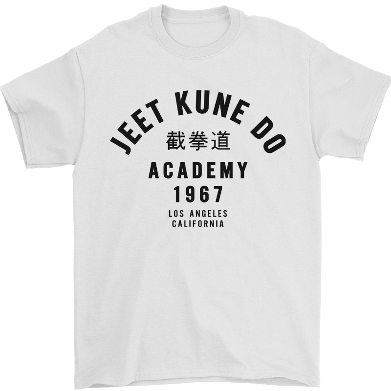 Jeet Kune Do Academy MMA Martial Arts Mens T-Shirt Cotton Gildan White