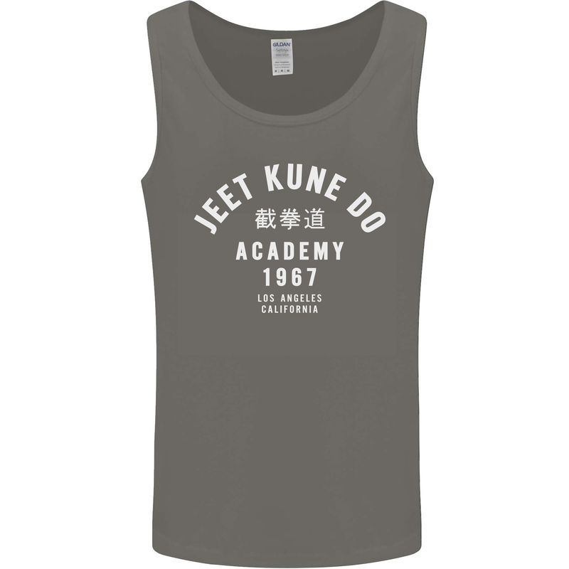 Jeet Kune Do Academy MMA Martial Arts Mens Vest Tank Top Charcoal