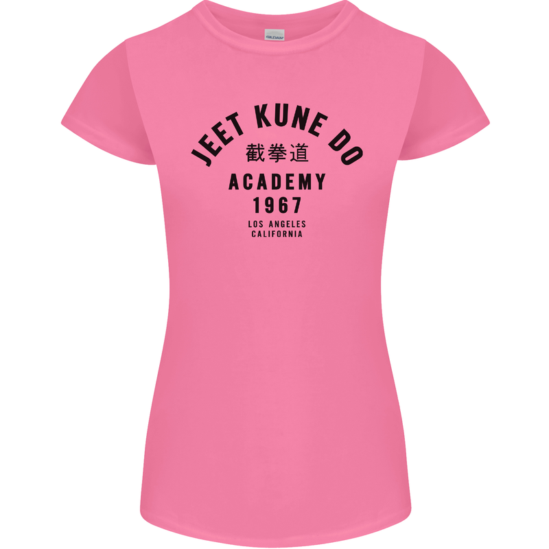 Jeet Kune Do Academy MMA Martial Arts Womens Petite Cut T-Shirt Azalea