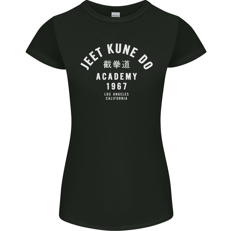Jeet Kune Do Academy MMA Martial Arts Womens Petite Cut T-Shirt Black