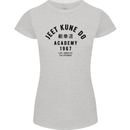 Jeet Kune Do Academy MMA Martial Arts Womens Petite Cut T-Shirt Sports Grey